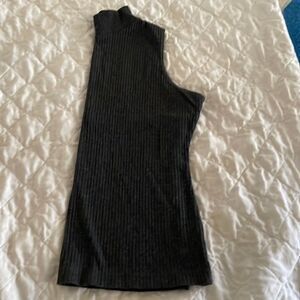 Mock turtleneck dark grey